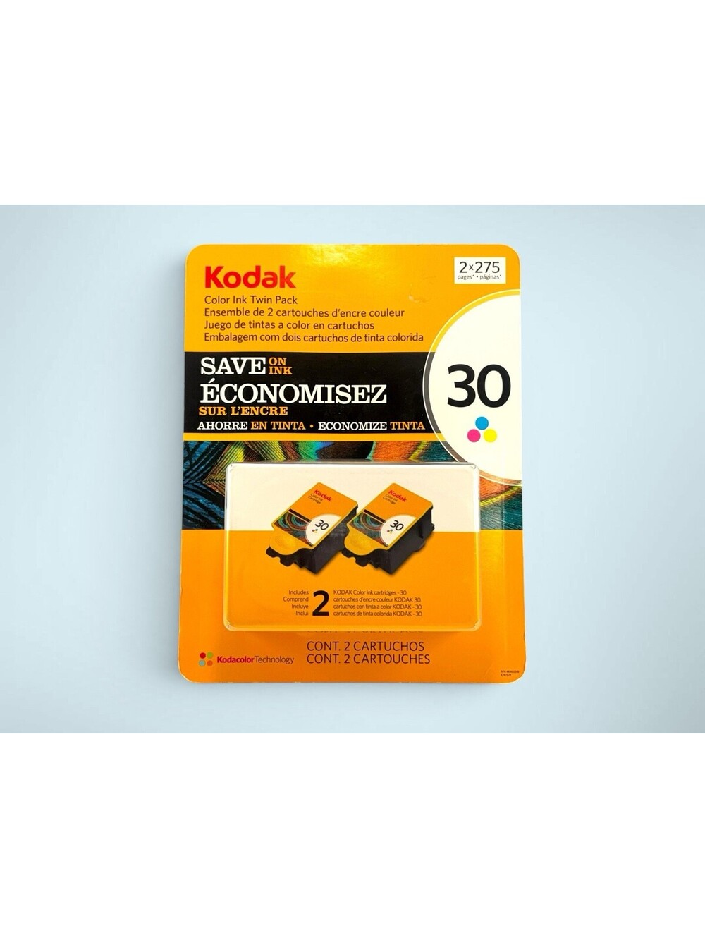 Kodak 30 Series Color Ink Twin Pack 2 Cartridges New Sealed Read Compatibility⬇️